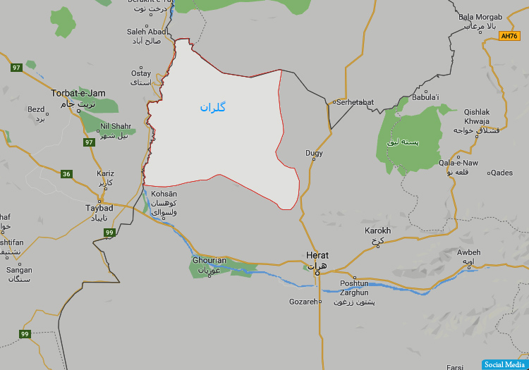 پاسگاه نیروهای پولیس در ولسوالی گلران ولایت هرات سقوط کرد