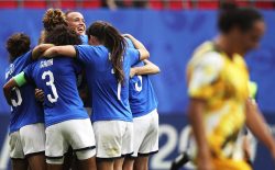 سومین روز جام جهانی فوتبال زنان با پیروزی انگلستان، برزیل و ایتالیا پایان یافت