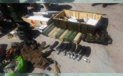 کشف سلاح و مواد منفجره از منزل رییس دفتر شرکت برشنا در ارزگان