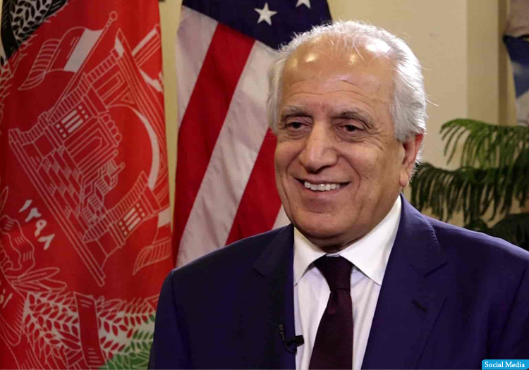 زلمی خلیل‌زاد، از دیدار اشرف غنی و عمران‌خان استقبال کرد