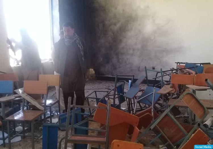 در اثر انفجاری در دانشگاه غزنی 19 دانشجو زخم برداشتند
