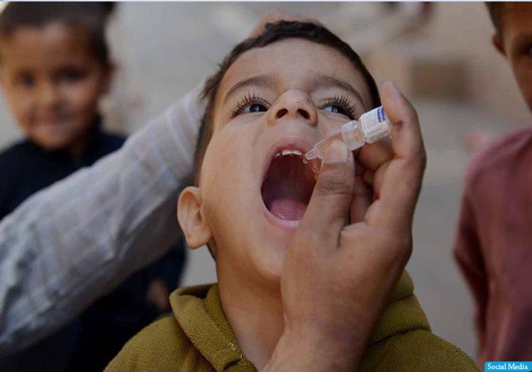 کمپاین پنج روزه‌ی واکسین پولیو در افغانستان آغاز شد