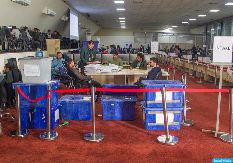 روند بازشماری آرا در 25 ولایت تکمیل شد