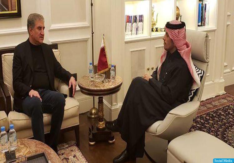 وزیران خارجه‌ی پاکستان قطر در مورد روند صلح افغانستان گفت‌وگو کردند