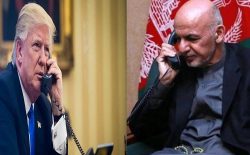 گفت‌وگوی تلفونی ترامپ و غنی در مورد روند صلح افغانستان