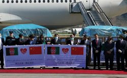 نخستین محموله‌ی کمک‌های صحی دولت چین به کابل رسید
