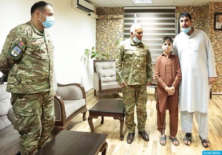 آزادی یک کودک از بند آدم‌ربایان در کابل