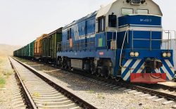 انتقالات از طریق خط آهن در افغانستان ۳۰ درصد افزایش یافته است