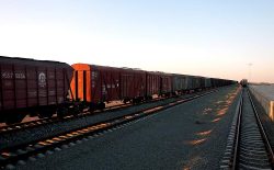انتقال بیش از ۱۰۸ هزار تُن اموال تجارتی از طریق خط آهن در یک هفته‌ی گذشته