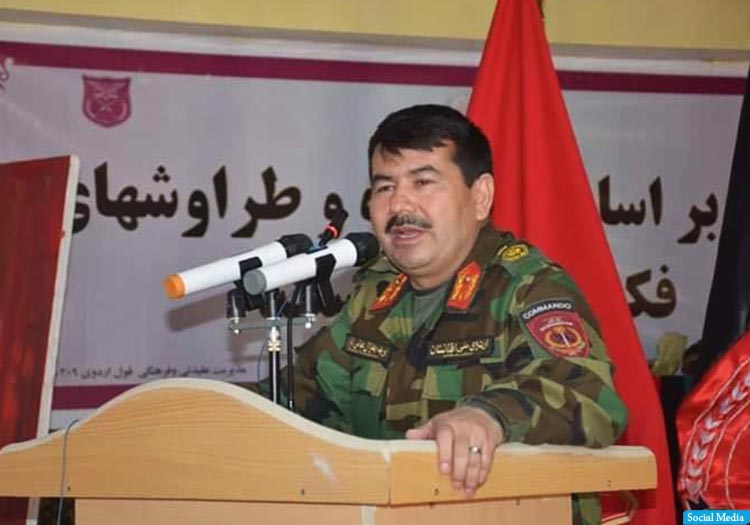 معاون قول اردوی 209 شاهین در جریان درگیری با طالبان در فاریاب زخمی شد