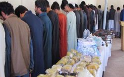 بازداشت ۱۳۳ نفر به اتهام قاچاق و فروش مواد مخدر در کابل