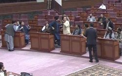 درگیری فیزیکی میان دو عضو مجلس نمایندگان در نشست عمومی