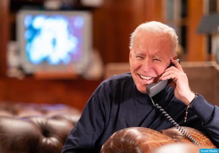 جو بایدن با سربازان امریکایی در افغانستان صحبت تلفونی کرد