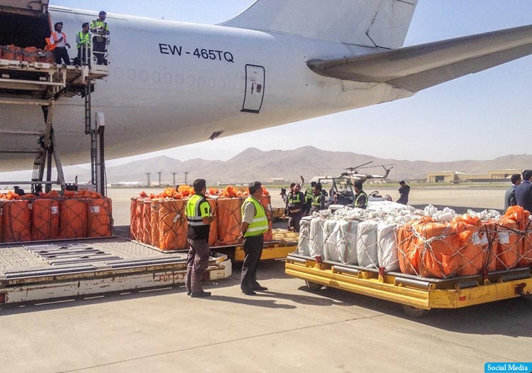 در یک سال گذشته، 7414 تن محصولات گوناگون از طریق دهلیزهای هوایی صادر شده است