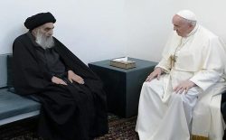 پاپ فرانسیس با آیت‌الله سیستانی در عراق دیدار کرد