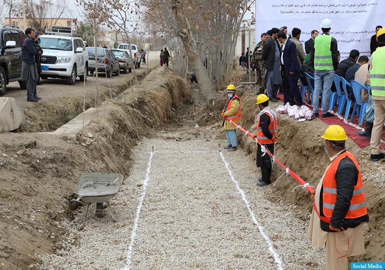 د اوبولګولو د ۱۲۷ شبکو د جوړولو چارې پيل شوې