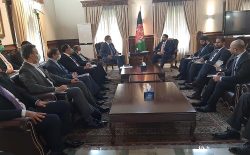 هیئت پاکستانی برای بحث در باره‌ی صلح و امنیت وارد کابل شد