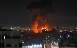 حملات هوایی اسراییل بر نوار غزه از سر گرفته شد