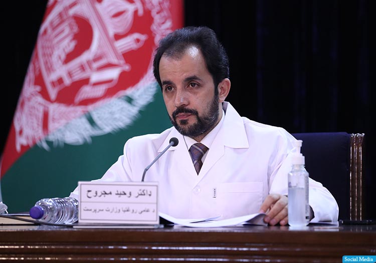 وحید مجروح: روند انتقال واکسین کرونا به ولایت‌ها ادامه دارد