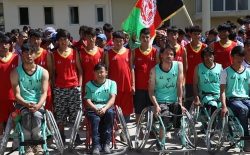 مسابقات ورزشی به حمایت از نیروهای امنیتی در بامیان برگزار شد