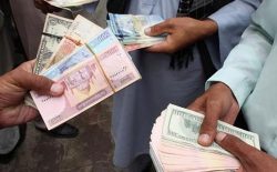 بهای یک دالر امریکایی در بازارهای معاملاتی افغانستان به ۱۲۵ افغانی رسید
