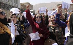 جبهه‌ی مقاومت ملی افغانستان از زنان معترض حمایت کرد