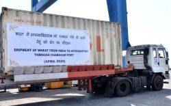 روند انتقال گندم کمکی هند از طریق پاکستان به افغانستان امروز آغاز  می‌شود