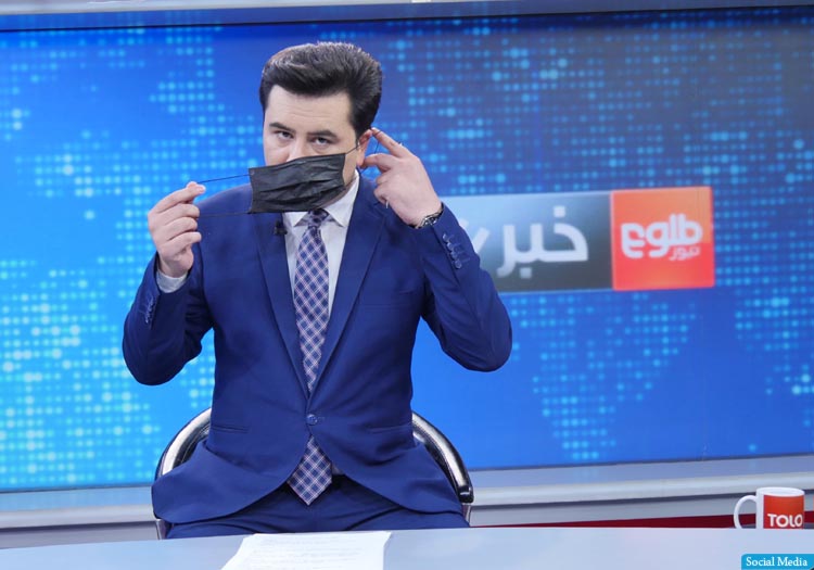 مجریان مرد طلوع‌نیوز به حرکت مدنی شان برای «پوشیدن ماسک» پایان دادند